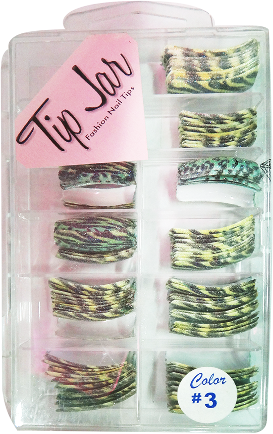 Nail Tips Design- Tip Jar 100 Tips - Tip Jar (600x969), Png Download