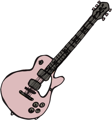 Tj Guitar - Guitar (424x467), Png Download