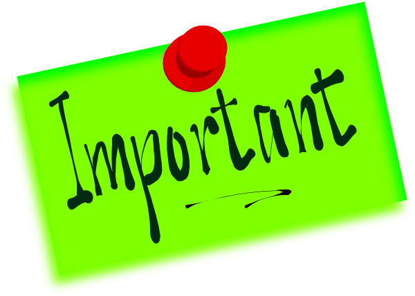 Account Cleanup - Important Clipart (600x428), Png Download