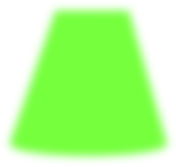 Ufo Ray Test Tube - Green Light Rays Png (396x372), Png Download