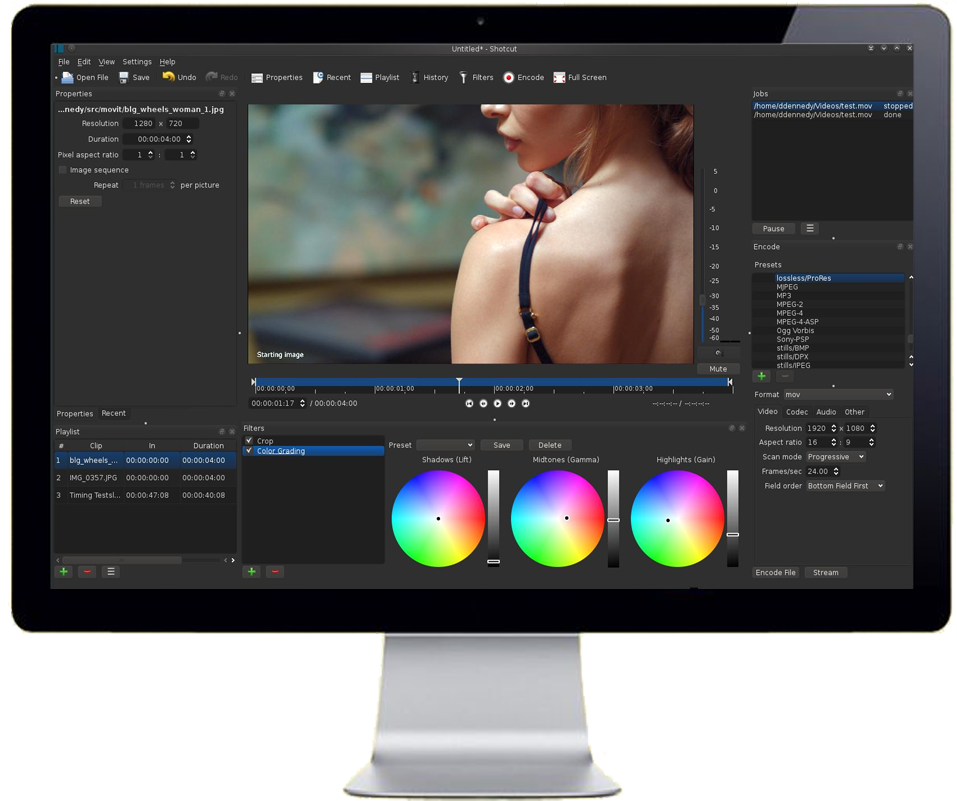Video Effects - Linux Video Editing 2017 (957x801), Png Download