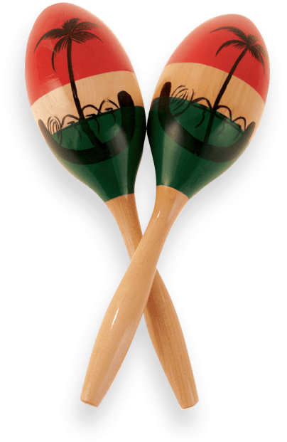 Maracas Salsa Png - Latin Percussion Cp287 Medium Wood Maracas (604x640), Png Download