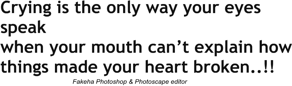 Download Sad Text Effects If Your Mood Is Not Good Without Any