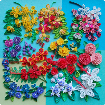 Hawaiian Flower Paradise - Bouquet (408x520), Png Download