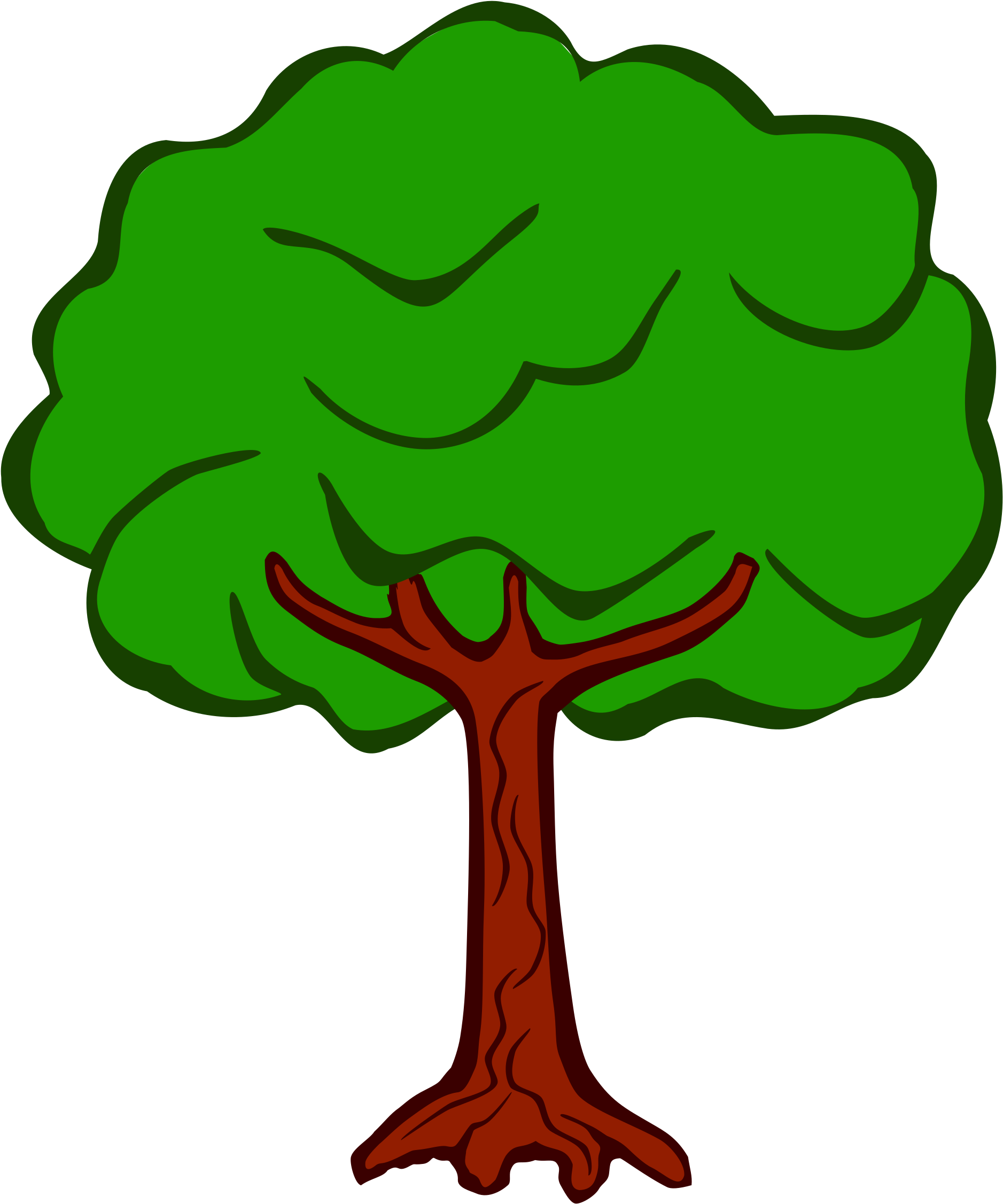 Coloured Big Image Png - Baum Clipart (2024x2400), Png Download