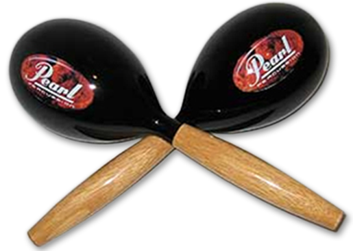 Pearl Hand Percussion Maracas - Pearl Percussion Wooden Maracas (515x367), Png Download