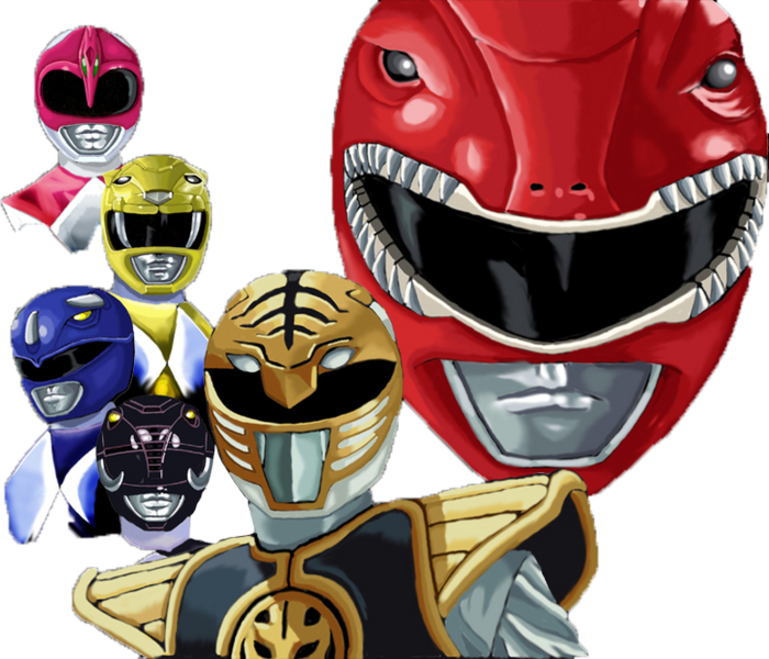 Share This Image - Power Ranger Mighty Morphin Png (700x600), Png Download