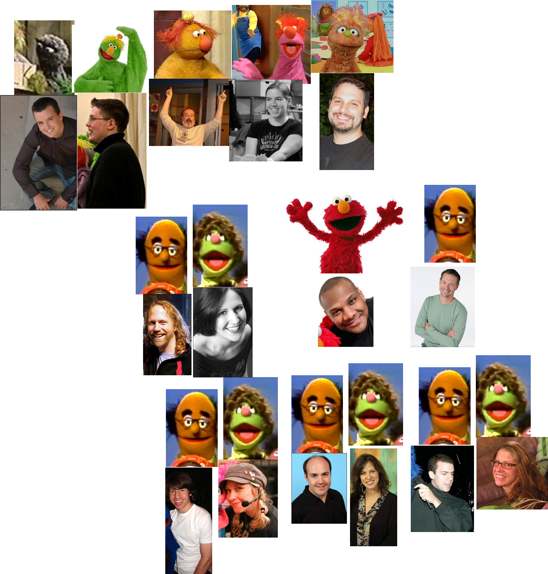 Muppet Wiki Behind The Scenes Sesame Street Elmo's - Joey Mazzarino David Rudman (1777x1860), Png Download