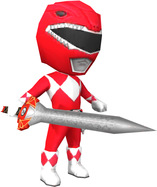 Download Zip Archive - Power Rangers Dash Red (750x650), Png Download