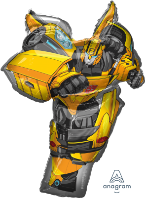 37 - Tranformer Bumble Bee Balloon Bouquet (300x400), Png Download