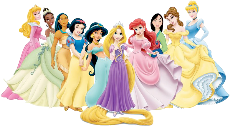 Disney Princesses,disney Princess,disney Princess Clip - Transparent Disney Princess Png (800x448), Png Download