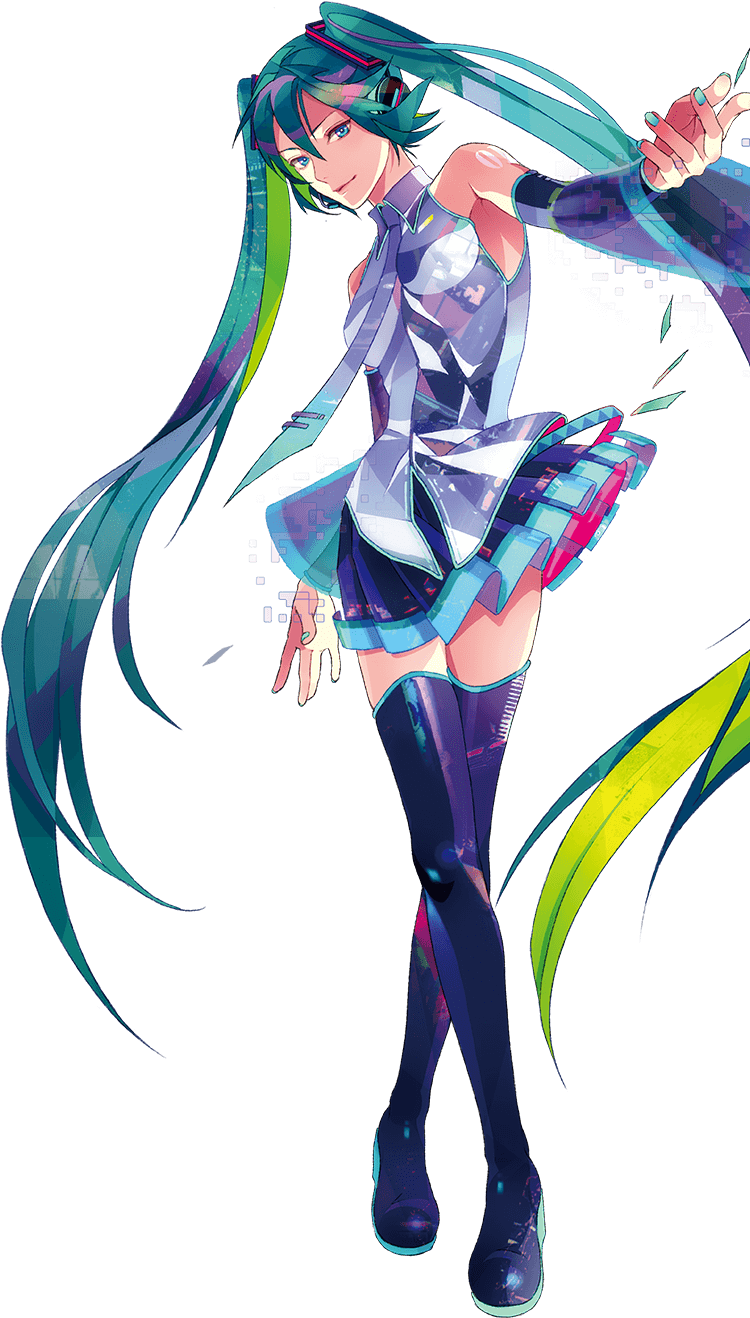Hatsune Miku English Software To Be Released On Her - Miku English (760x1321), Png Download