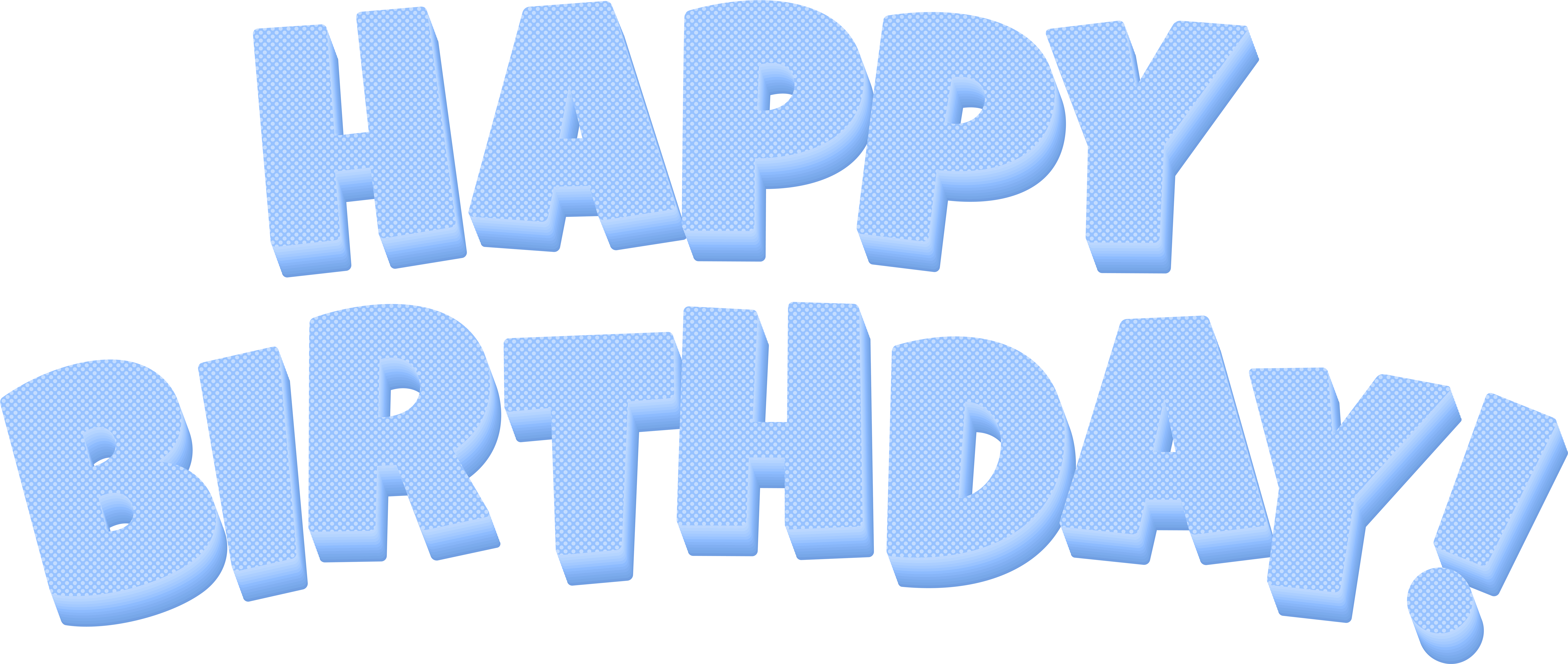 0, - Happy Birthday Text Png Blue (600x260), Png Download