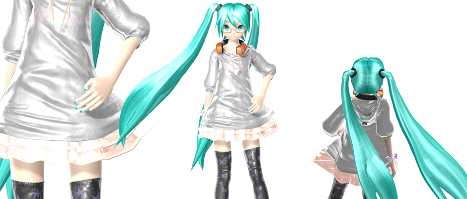 Podríamos Ver Hatsune Miku - Hatsune Miku: Project Diva (940x400), Png Download