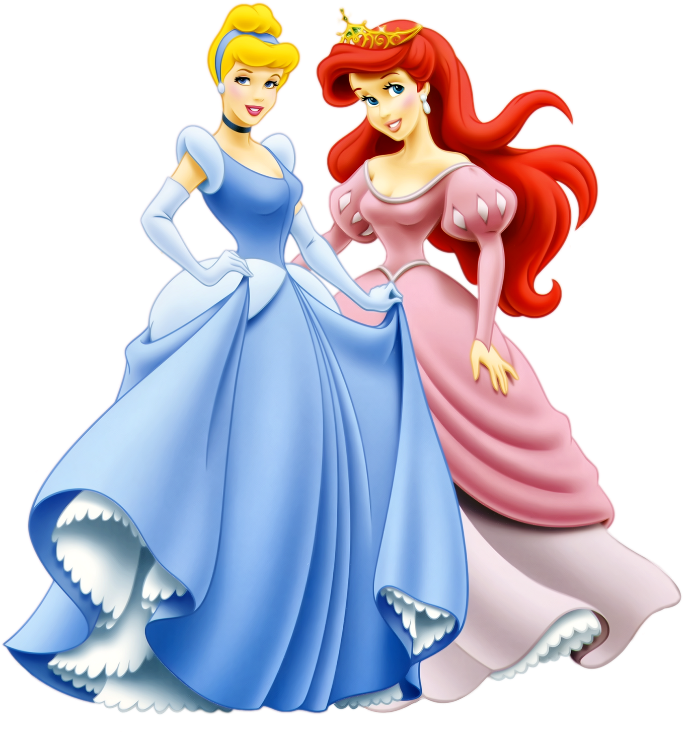 Download Ariel Princess Png Image Library Download Disney Princess Ariel And Cinderella Full Size Png Image Pngkit