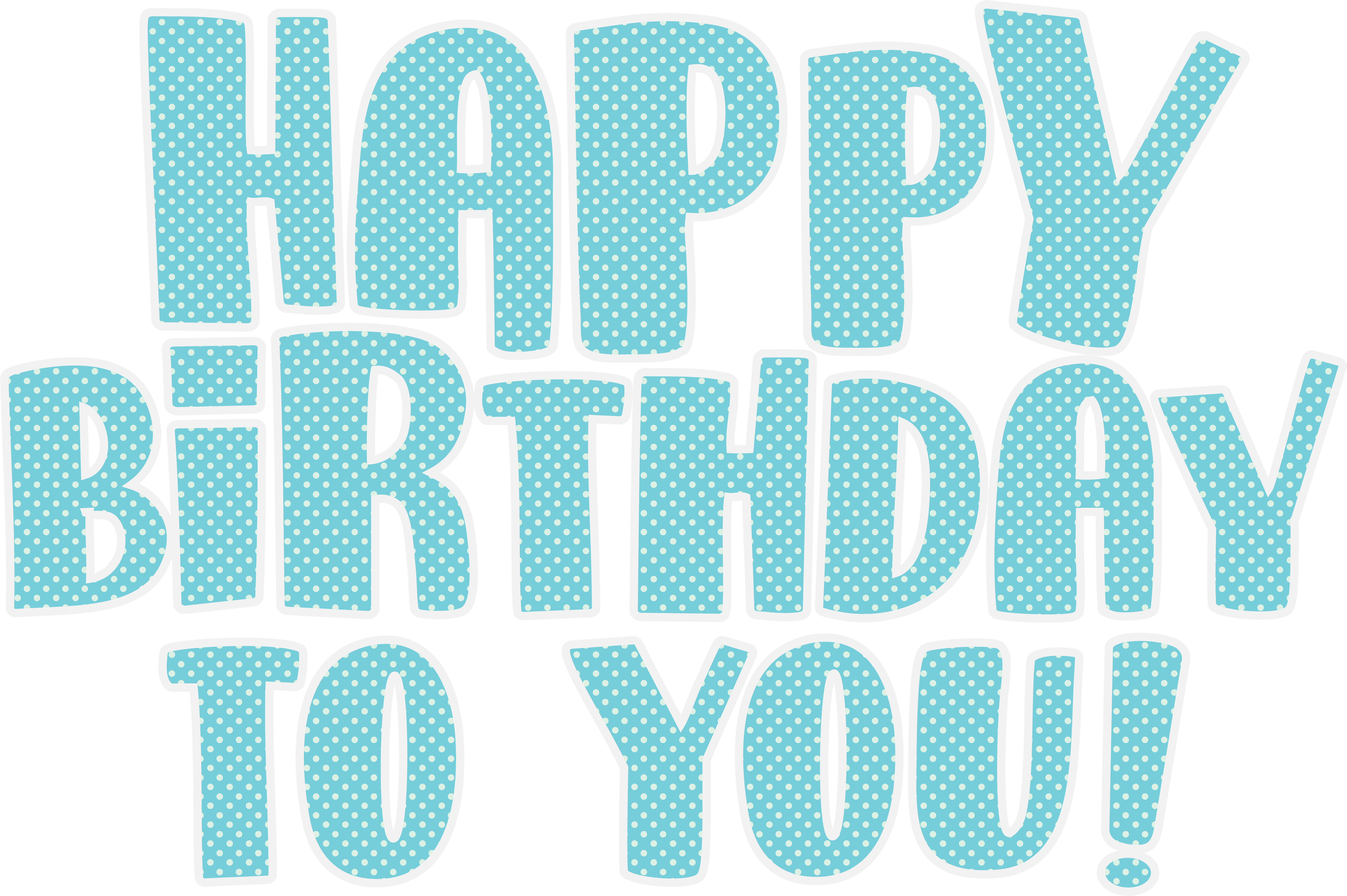 Png Images Free Download Happy Birthday Text Transparent - Graphic Design (7000x4657), Png Download