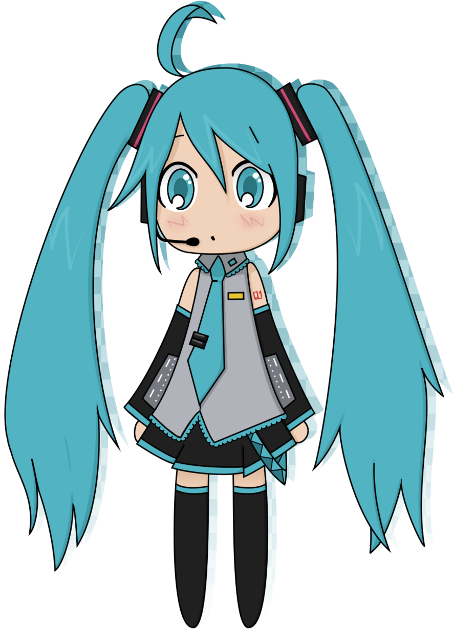 Hatsunemiku - Hatsune Miku (900x1260), Png Download