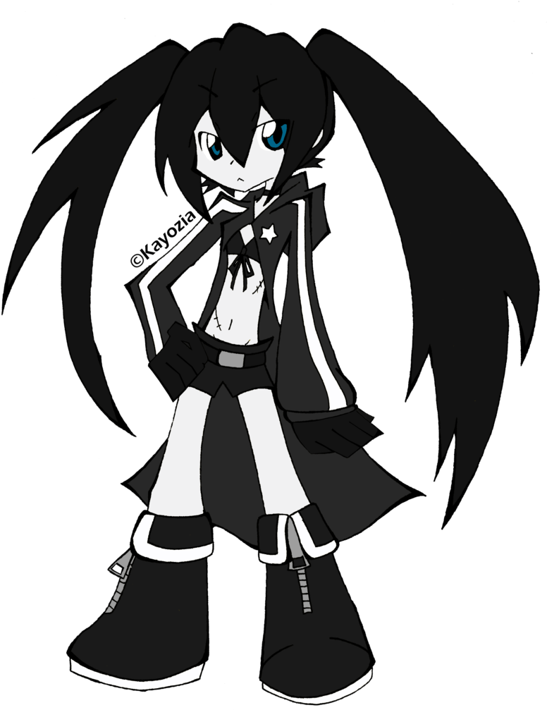 Jpg Black And White Stock Psg Black Shooter By Kayozia - Cartoon (800x1021), Png Download