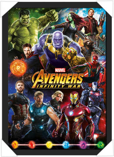 #883 - Avengers Infinity War 2015 (500x500), Png Download