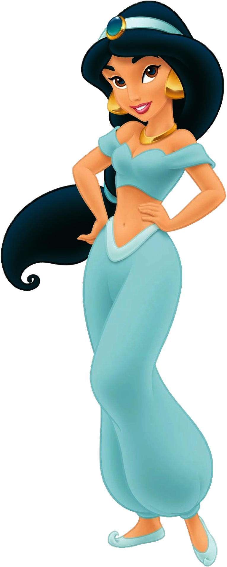 Princess Jasmine Png (841x1954), Png Download