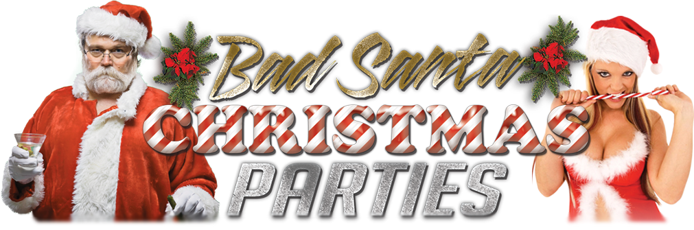 Bad Santa Parties - Bad Santa Party (1011x335), Png Download