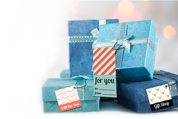 Custom Gift Tag Printing - Box (616x390), Png Download