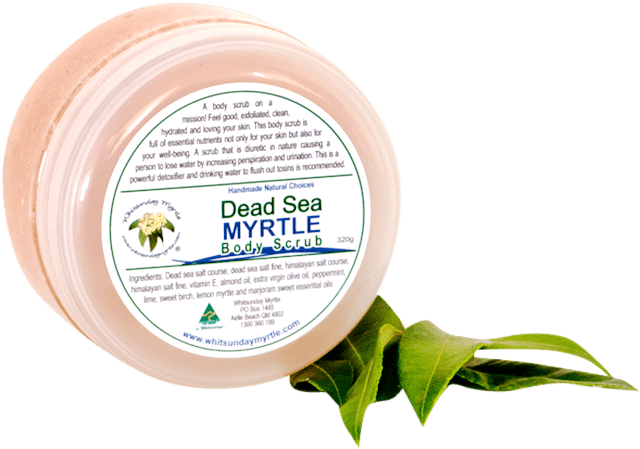 Dead Sea Myrtle Body Scrub - Exfoliation (800x800), Png Download