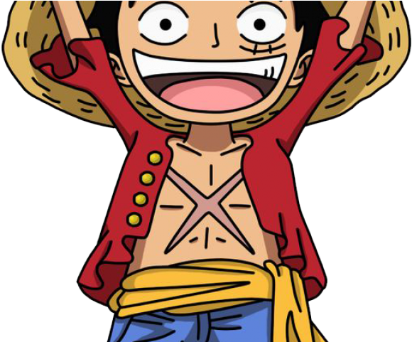 One Piece Clipart Cute - One Piece Luffy Cartoon (640x480), Png Download