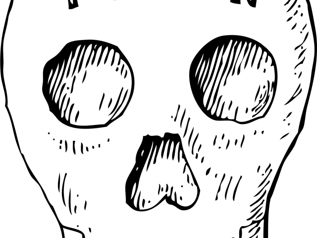 Dead Person Cliparts - Poison Skull (640x480), Png Download