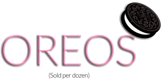 Oreos - Sugar (1000x274), Png Download