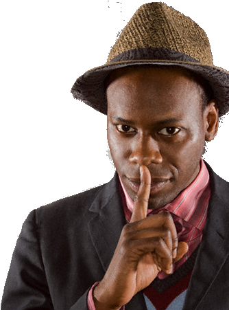 Shhh - Gentleman (350x450), Png Download