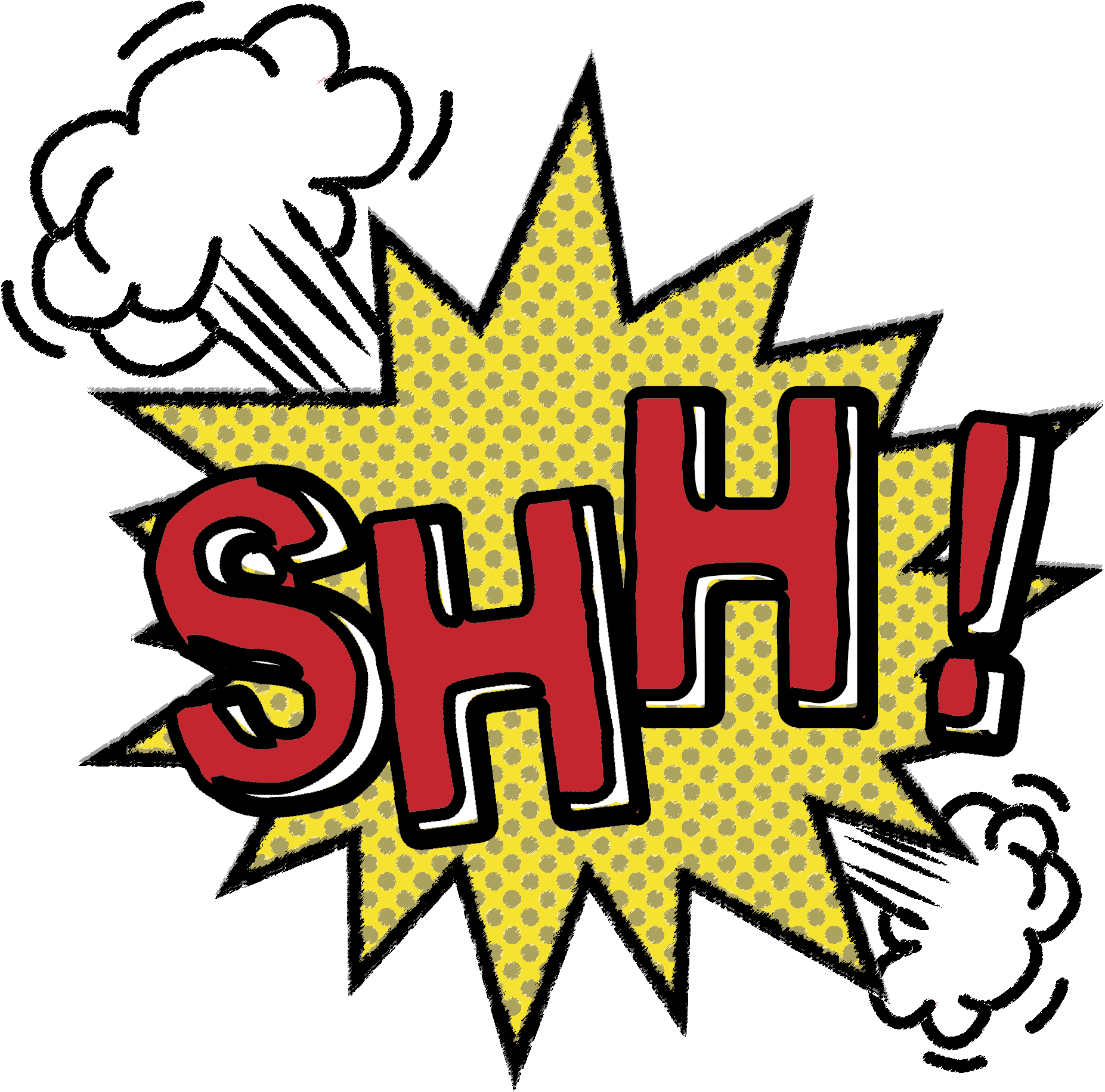 Both Of These Images Are Saved As Png's - Shh Png Transparent (3912x2567), Png Download