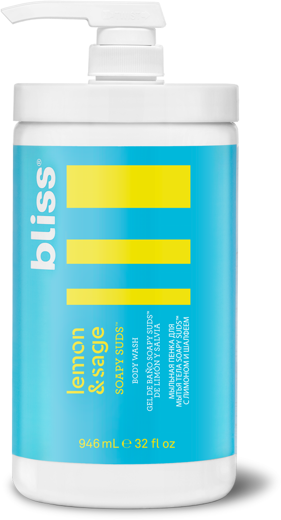 Lemon & Sage Soapy Suds™ Pro Size - Shampoo (1140x1140), Png Download