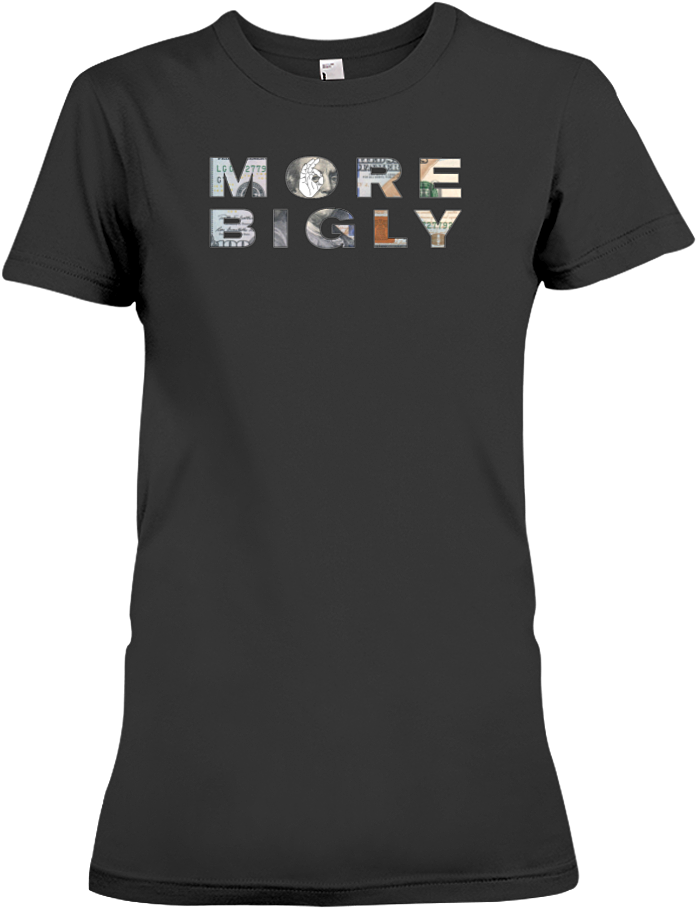More Bigly Economy $100 Dollar Bill Women's T-shirt - White Supremacy Is Terrorism Shirt (900x1125), Png Download