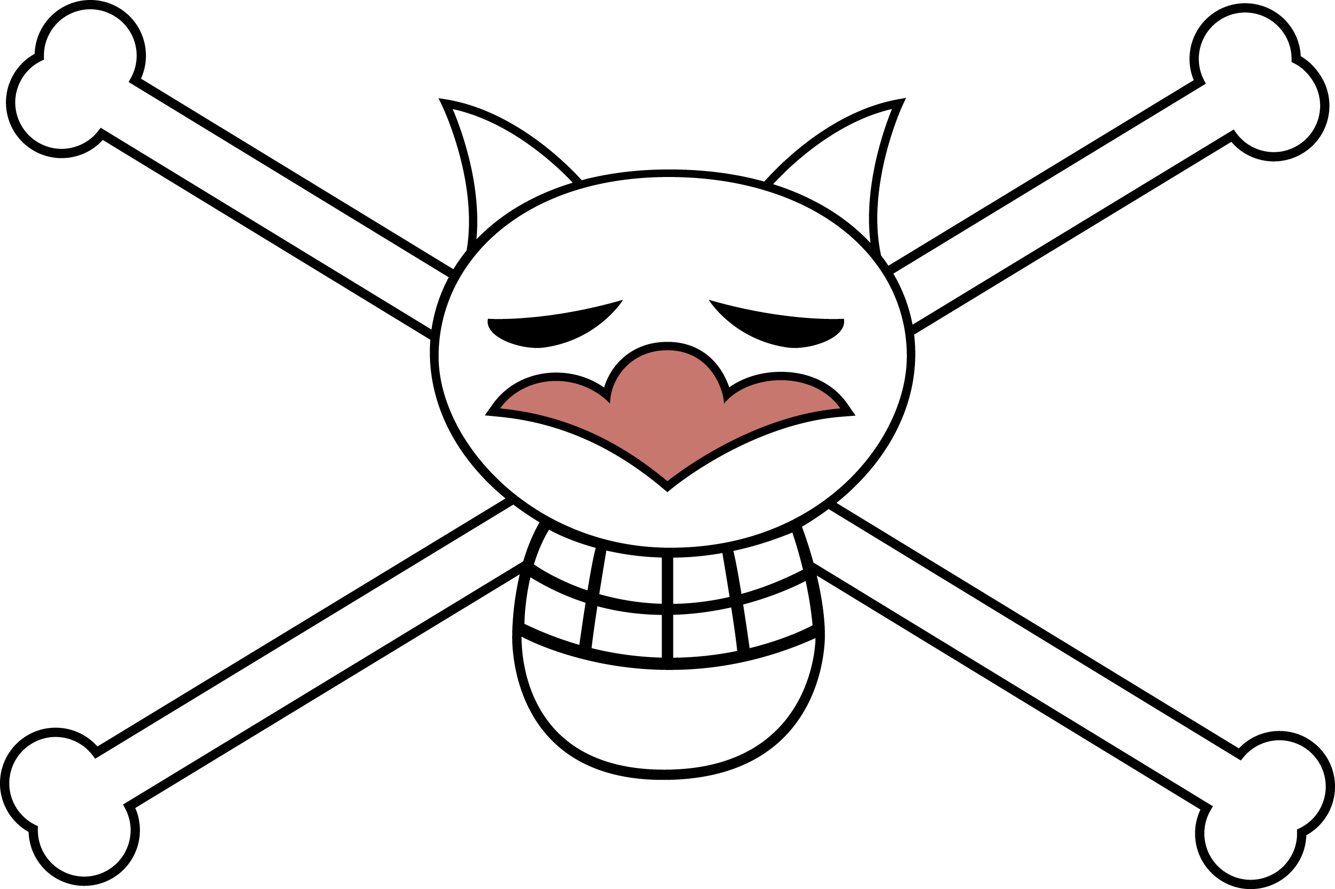 One Piece Franky Symbol (2698x1798), Png Download