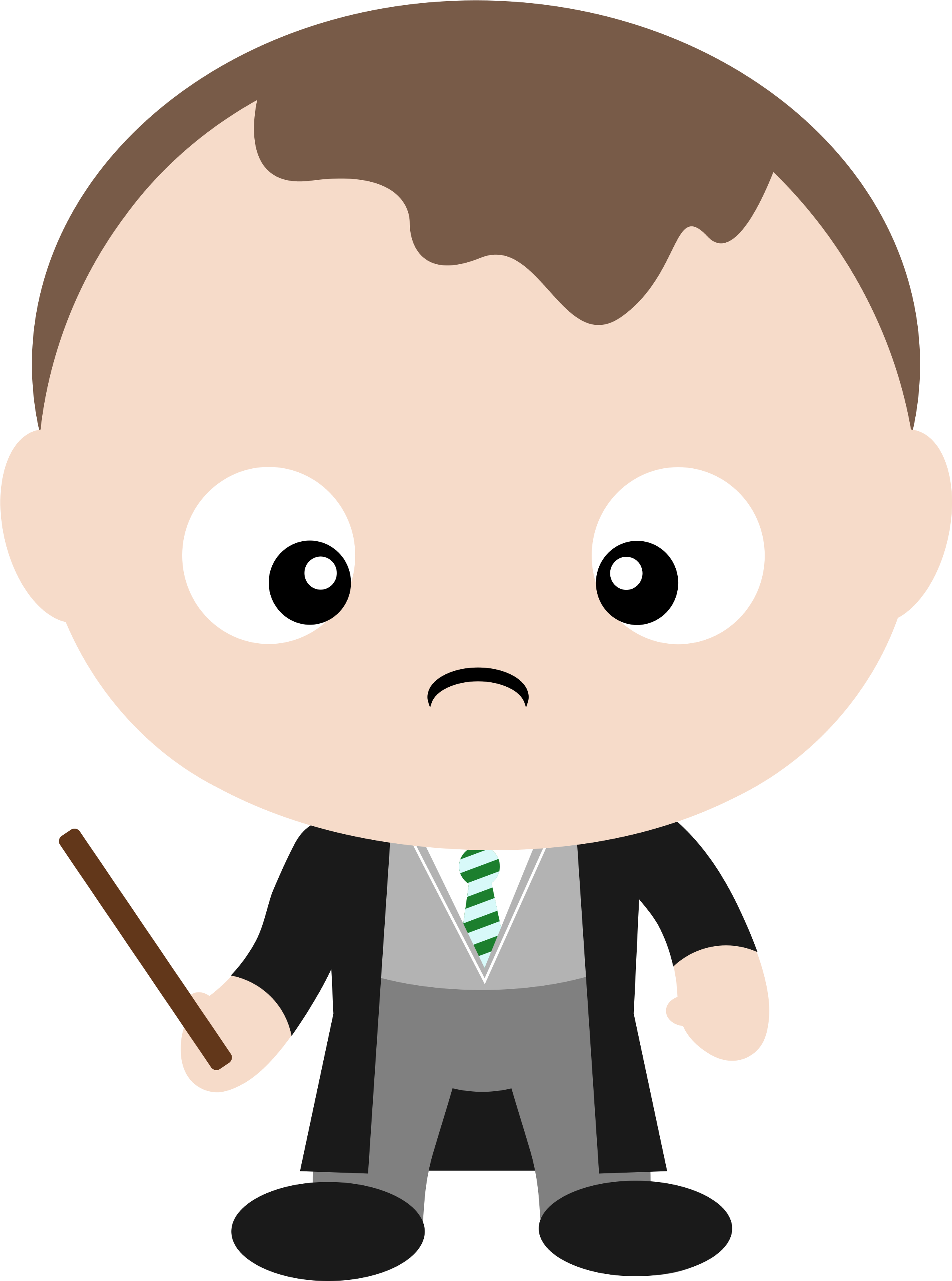 Fingers Clipart Shh - Harry Potter Clipart Png (2550x3300), Png Download