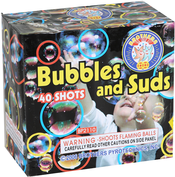 Bubbles And Suds - Brothers Fireworks (800x800), Png Download