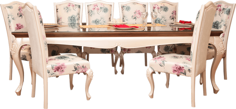Royal Dutchess Dining Table - Royal Dining Tables (910x420), Png Download