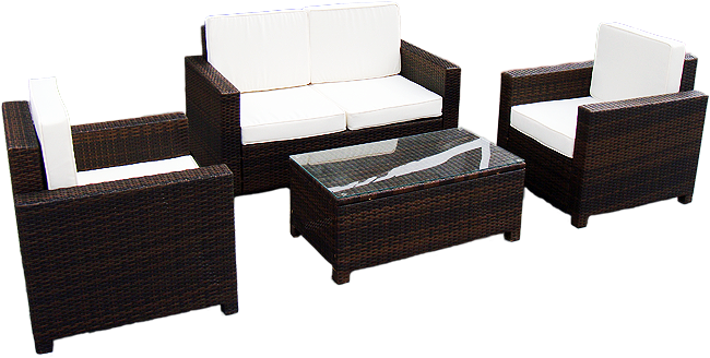 Patio Set Png Pic - Outdoor Furniture Png (650x328), Png Download