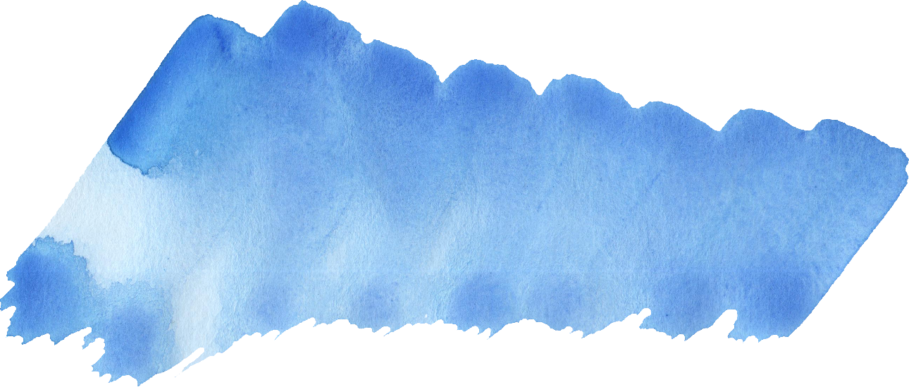 Png File Size - Brush Strokes Png Sky Blue Watercolor (1024x436), Png Download