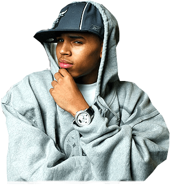 Chris Brown Hoodie - Chris Brown Png (550x365), Png Download