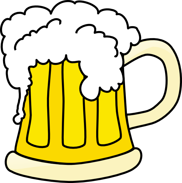 Stein - Beer Mug Clip Art (594x596), Png Download