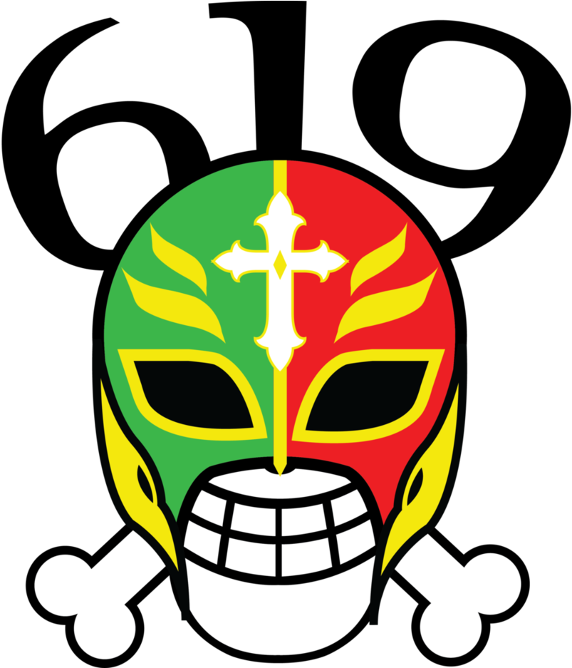 One Piece Flags Legends - Rey Mysterio Mask Logo (853x936), Png Download