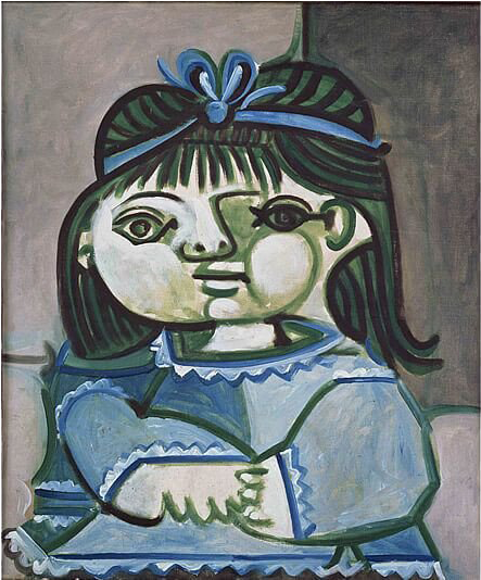 Pablo Picasso, Paloma, 1951, Oil On Canvas - Pablo Picasso Portraits (800x533), Png Download