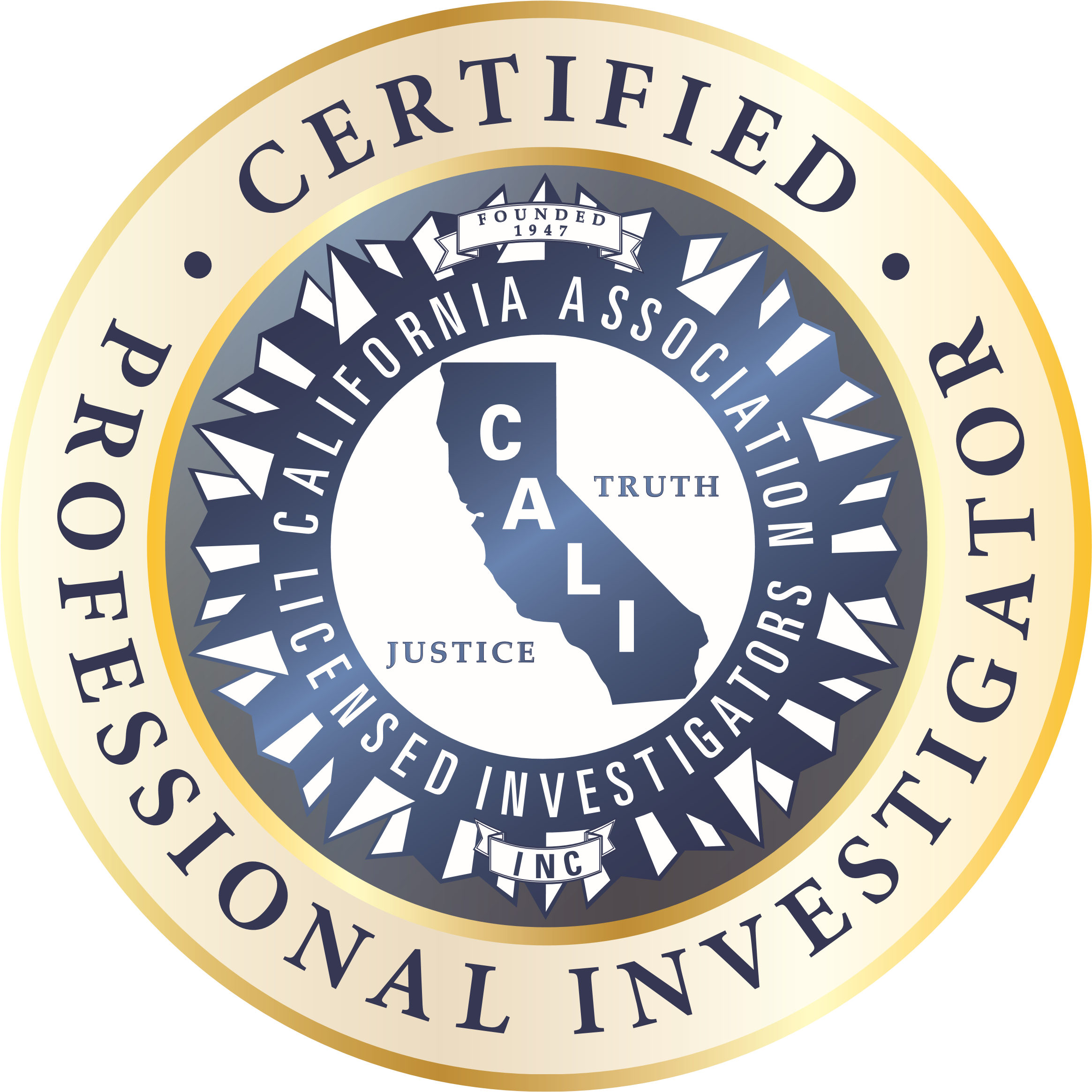 Se Habla Espanol - California Association Of Licensed Investigators Logo (2329x2329), Png Download