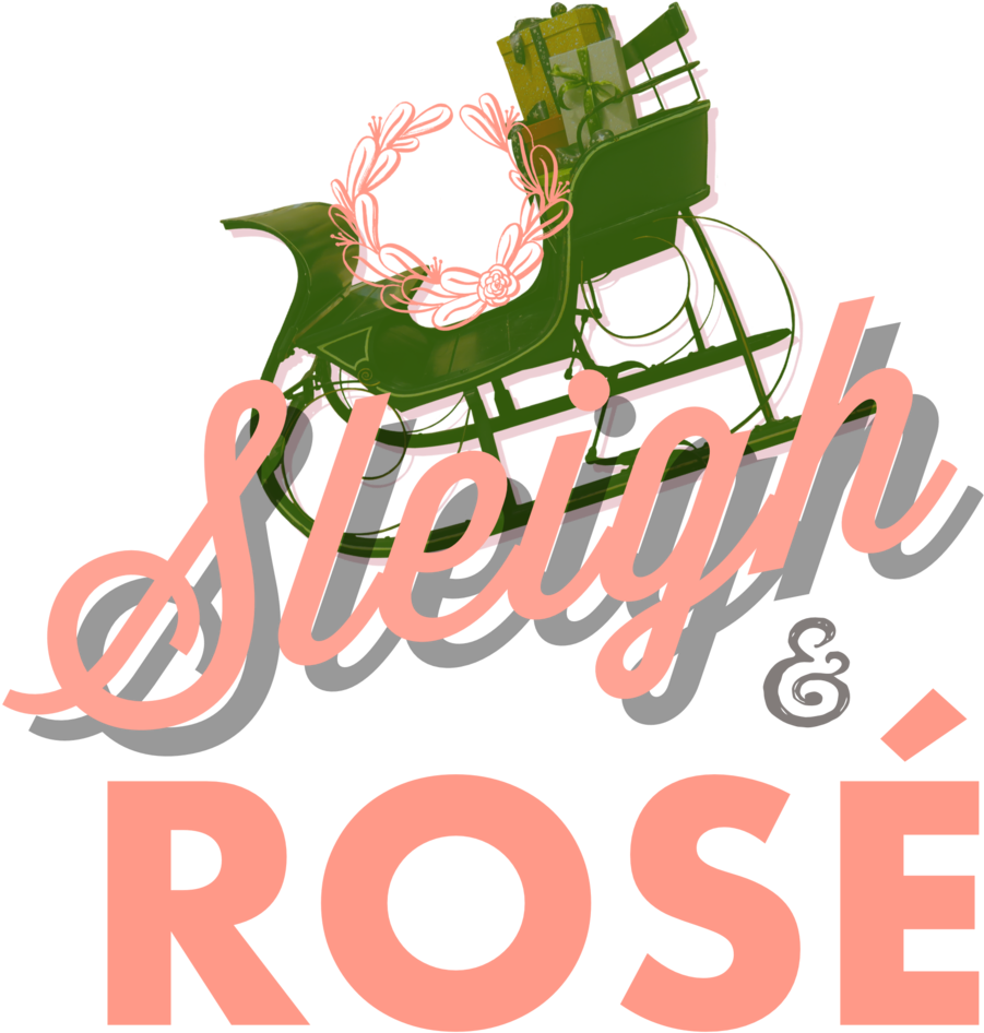 Sleigh And Rose Gift Tag (1000x1000), Png Download