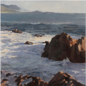 Michelle Jung - Marine Art (500x360), Png Download