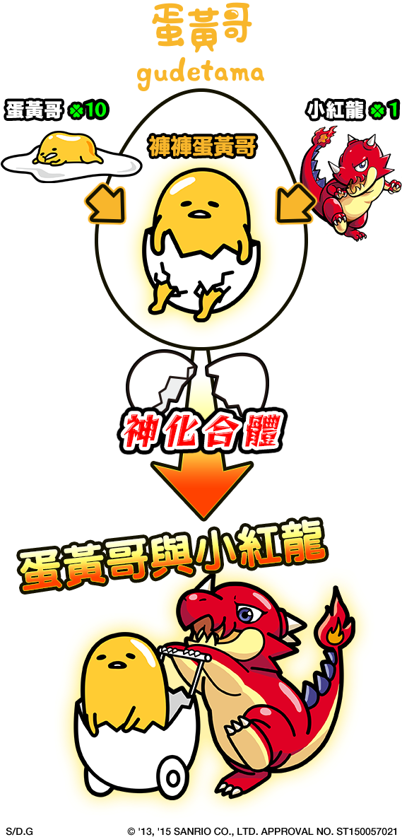 In This Tie Up, Players Catch Gudetama, Use It As Material, - Sanrio Gudetama Cotton Canvas Tote Bag Sr-0023(japan (600x1220), Png Download
