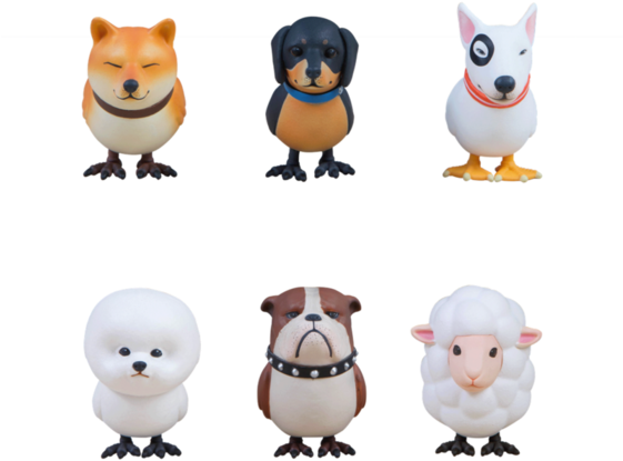 Dogbird Series 2 개새 Art Toy Set By Mighty Jaxx X Third - Art Toy (560x560), Png Download