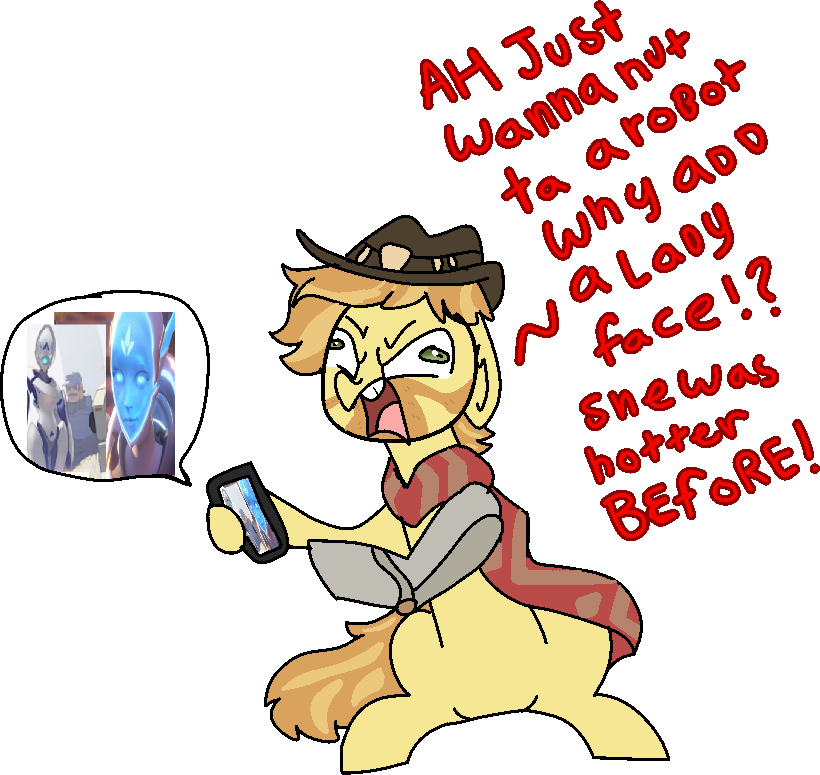 Nootaz, Dialogue, Echo, Jesse Mccree, Mccree, Oc, Oc - Cartoon (820x775), Png Download